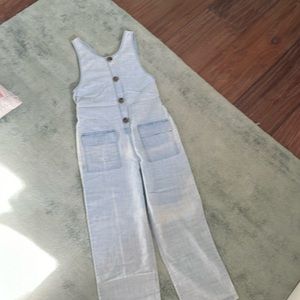 Girls Zara denim romper size 10